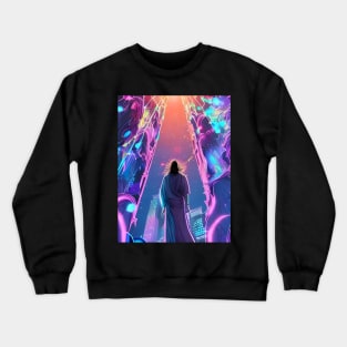 shadow sky  fastasy lighting Crewneck Sweatshirt